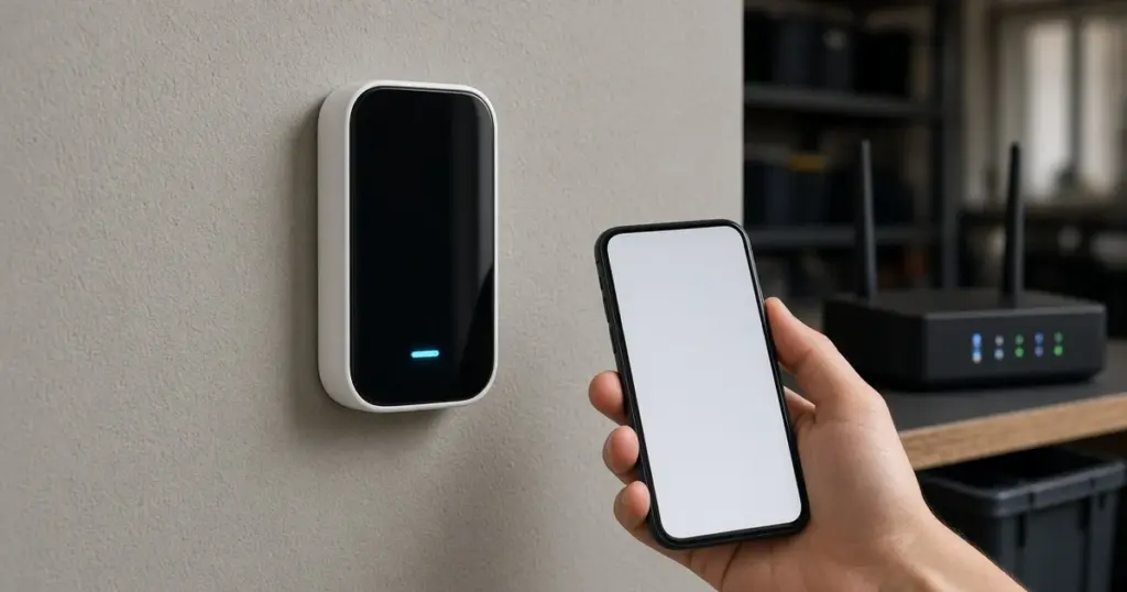 Smart sprinkler controller with a phone and a wifi router nearby